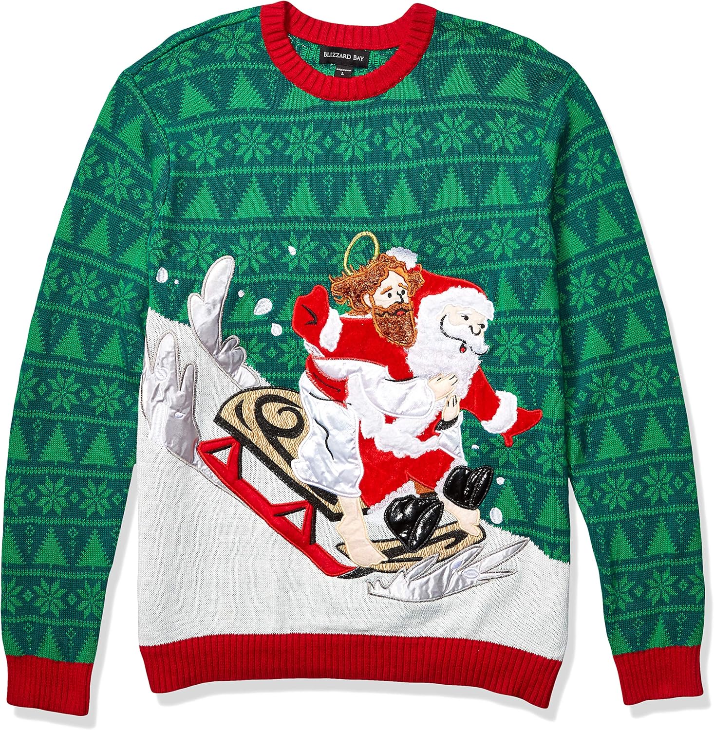 アグリー・クリスマス・セーター イエスキリスト　ダサセーター アグリークリスマスセーター イエスキリスト ダサセーターXL - メルカリ